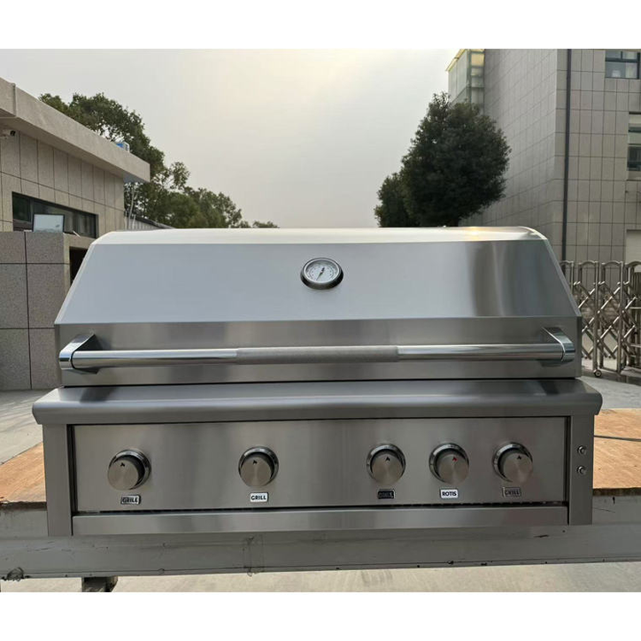 Professional 42-Inch 4 Burner Built-In Gas Grill With Rear Infrared Burner