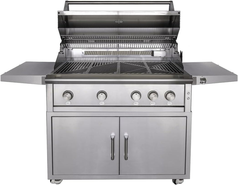 Professional 42-Inch 4 Burner Built-In Gas Grill With Rear Infrared Burner