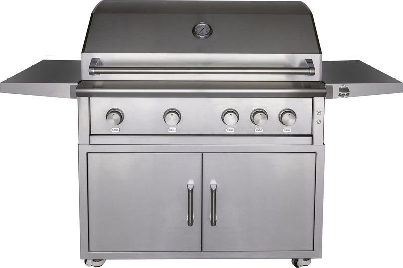 Professional 42-Inch 4 Burner Built-In Gas Grill With Rear Infrared Burner