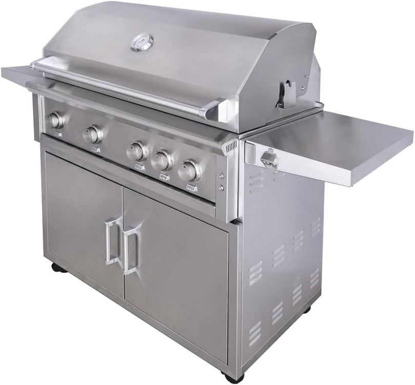 Professional 42-Inch 4 Burner Built-In Gas Grill With Rear Infrared Burner
