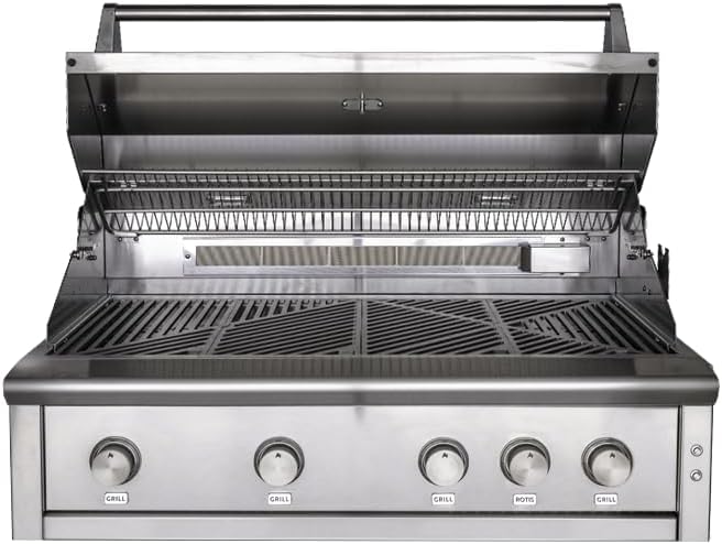 Professional 42-Inch 4 Burner Built-In Gas Grill With Rear Infrared Burner