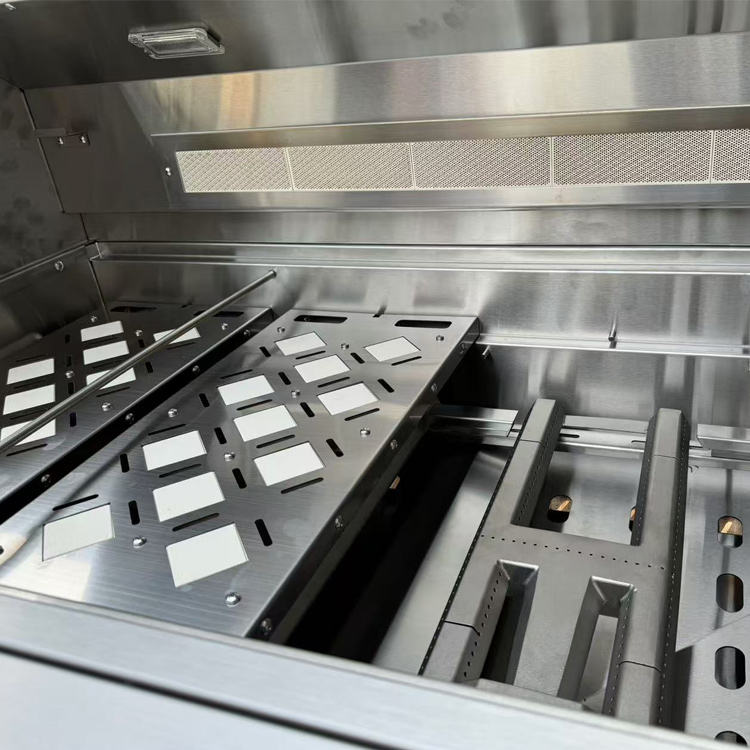 Professional 42-Inch 4 Burner Built-In Gas Grill With Rear Infrared Burner
